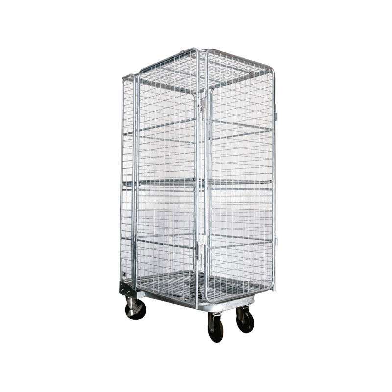 Euro-style mesh roll cage trolley